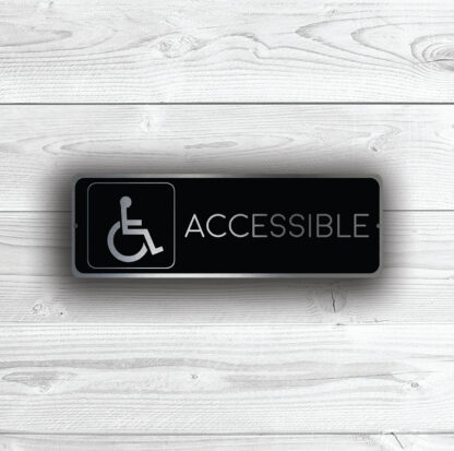 Accessible Restroom Sign