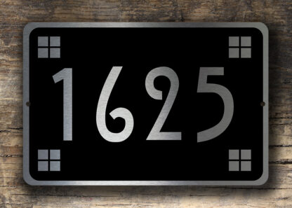 Craftsman Address Sign