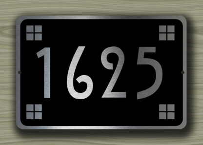 Craftsman Address Sign
