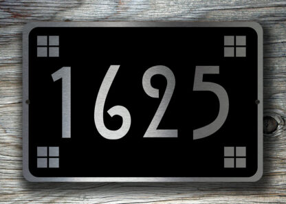 Craftsman Address Sign