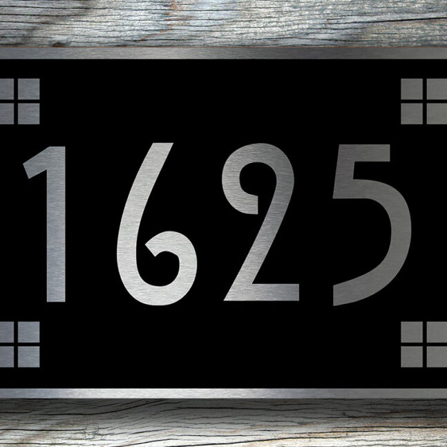 CRAFTSMAN-ADDRESS-SIGN-3 Craftsman Address Sign