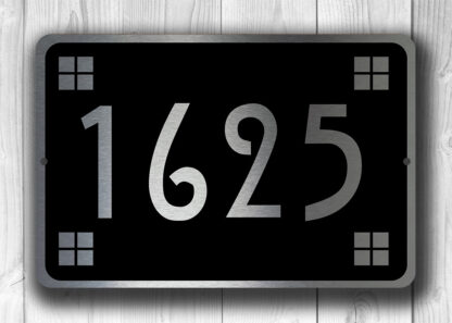 Craftsman Address Sign