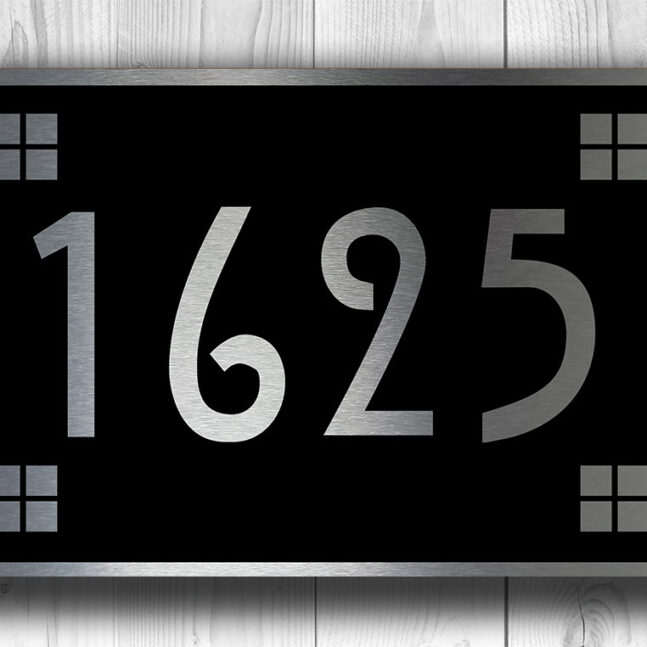 CRAFTSMAN-ADDRESS-SIGN-4 Craftsman Address Sign