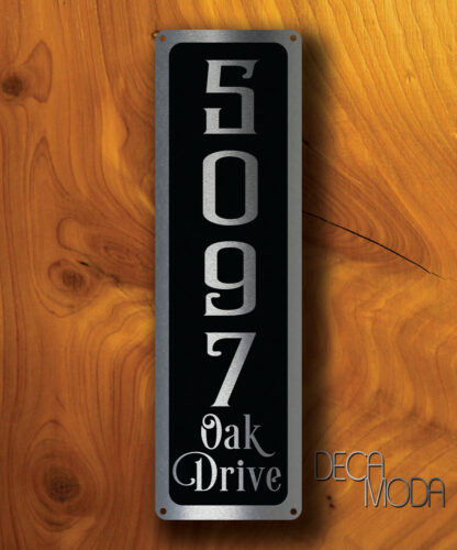 Custom Address Sign