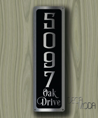 Custom Address Sign