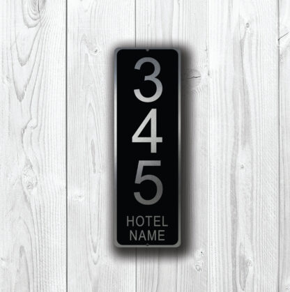 Custom Hotel Number Sign