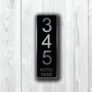 Custom Hotel Number Sign