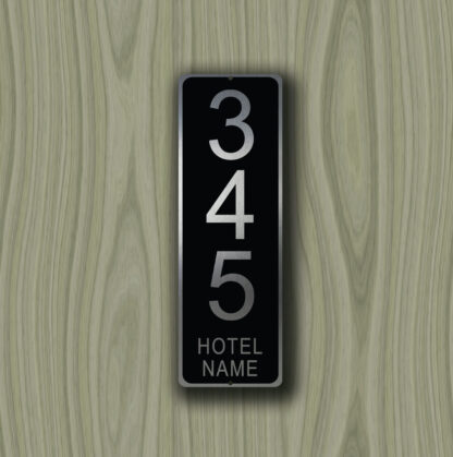 Custom Hotel Number Sign