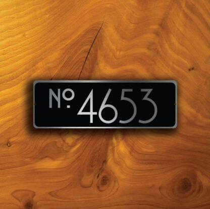 Custom House Number Sign