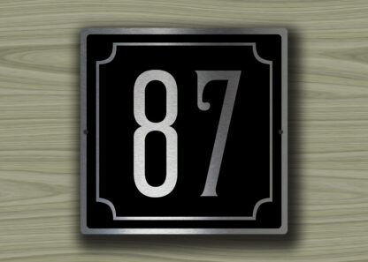 Custom House Numbers Sign
