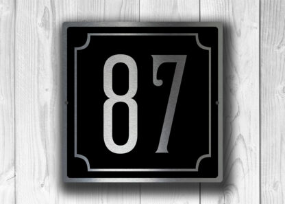 Custom House Numbers Sign