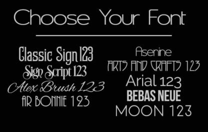 Custom Modern Sign