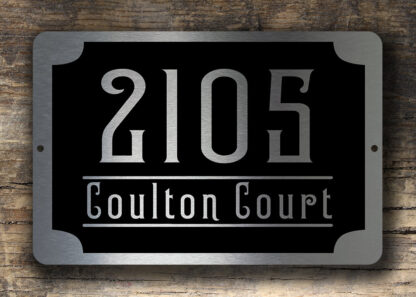 Customizable Address Signs