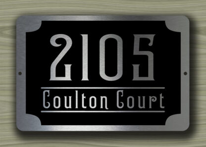 Customizable Address Signs
