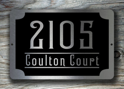 Customizable Address Signs