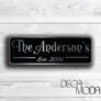 Custom Family Name Sign