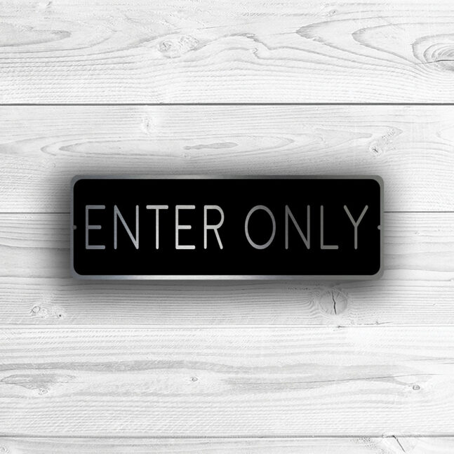 ENTER-ONLY-SIGN-4 Enter Only Sign