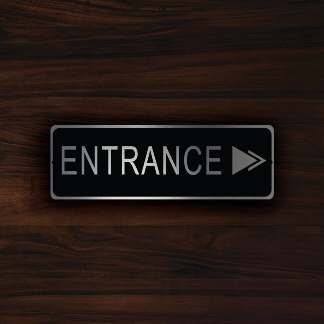 ENTRANCE-DIRECTIONAL-SIGN-1 Entrance Directional Sign