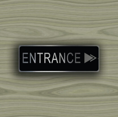 Entrance Directional Sign