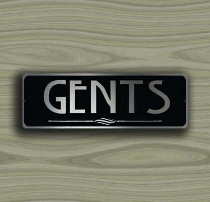 Gents Restroom Sign