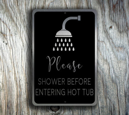 Hot Tub Signs