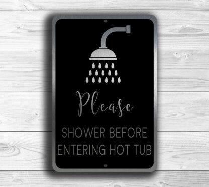 Hot Tub Signs