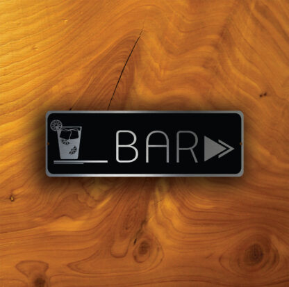 Hotel Bar Pointer Sign