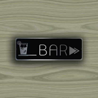 Hotel Bar Pointer Sign