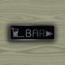 Hotel Bar Pointer Sign