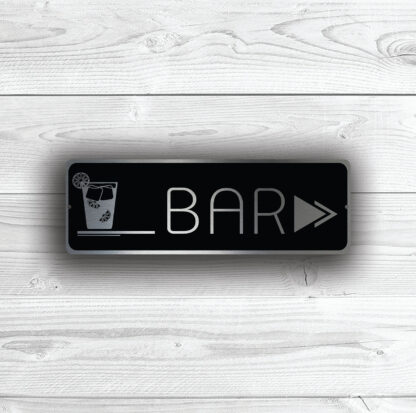 Hotel Bar Pointer Sign