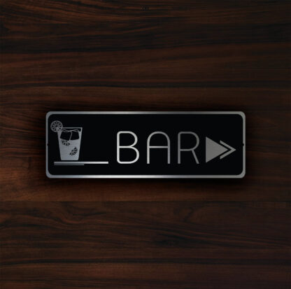 HOTEL BAR POINTER Sign