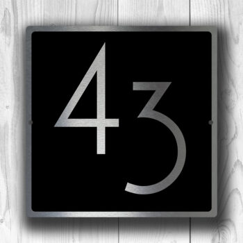 House numbers sign