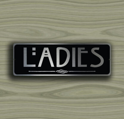 Ladies Restroom Sign