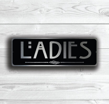 Ladies Restroom Sign