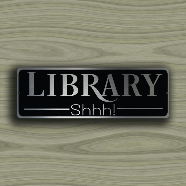 LIBRARY-DOOR-SIGN-1 Library Door Sign