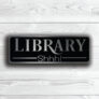 Library Door Sign