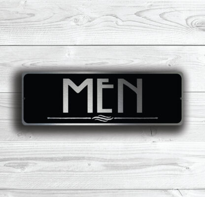 Mens Restroom Sign
