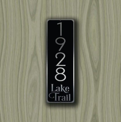 Modern Address Sign