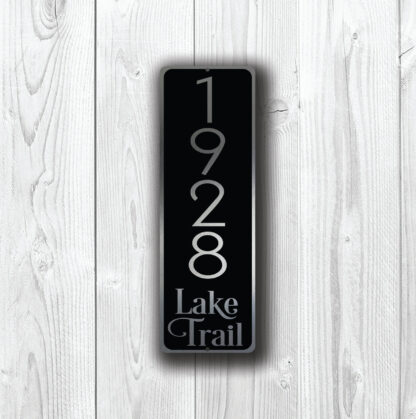 Modern Address Sign