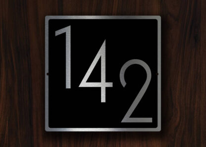 Modern Door Number Sign