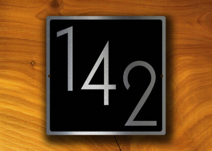 Modern Door Number Sign