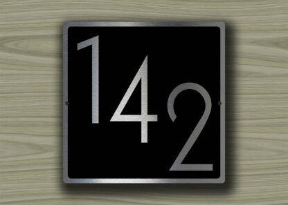 Modern Door Number Sign