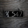 Modern House Number Sign
