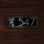 Modern House Number Sign