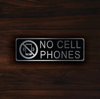 No Cell Phones Sign
