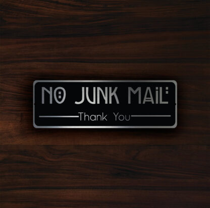 No Junk Mail Sign