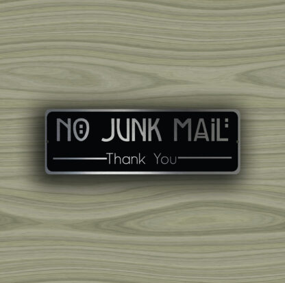 No Junk Mail Sign