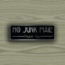 No Junk Mail Sign