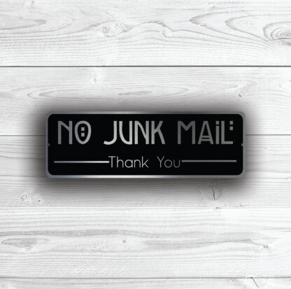 No Junk Mail Sign