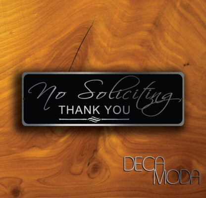 No Solicitation Sign